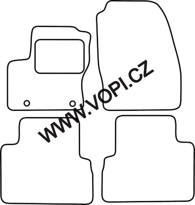 Autokoberce Ford C-Max 02/2012 - Perfectfit (1465)